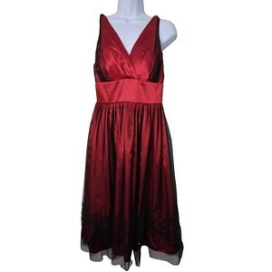 Vintage Morgan Co. Prom Dress Size 7/8 Empire Waist Mesh‎ Overlay Fairy Vampy